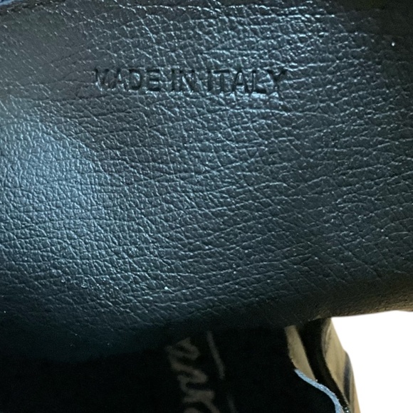 NWOT L’INTERVALLE Genuine Leather Navy Blue Lace Up Boots Size 7 - Picture 9 of 11